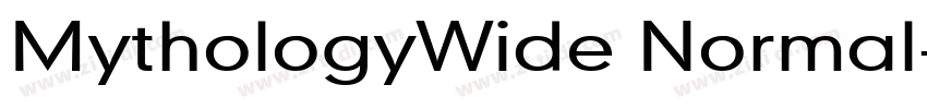 MythologyWide Normal字体转换